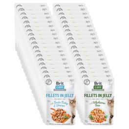 BRIT Care Fillets in Jelly Mix smaków 48 x 85 g indyk i krewetki, tuńczyk dla kota