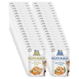 BRIT Care Fillets in Jelly Mix smaków 48 x 85 g dorsz i pstrąg, kurczak i ser dla kota