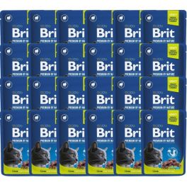 BRIT PREMIUM Pouch Lamb Sterilized 24x100g z jagnięciną dla kotów sterylizowanych