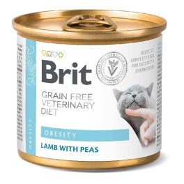 BRIT Vetrinary Diet Obesity Lamb&Pea dla kotów z nadwagą 200 g