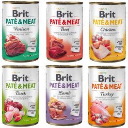 BRIT Pate&Meat Mix smaków 6x400 g pasztet dla psów