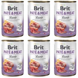 BRIT Pate&Meat lamb 6x400 g pasztet z jagnięciną dla psów