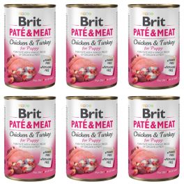 BRIT Pate&Meat puppy 6x400 g pasztet dla szczeniąt