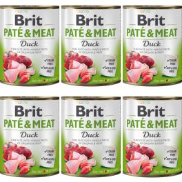 BRIT Pate&Meat Duck 6x800 g pasztet z kaczką