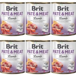BRIT Pate&Meat lamb 6x800 g pasztet z jagnięciną dla psów