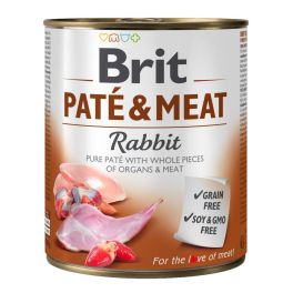 BRIT Pate&Meat rabbit 800 g pasztet z królikiem dla psa
