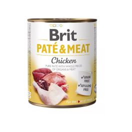 BRIT Pate&Meat chicken 800 g pasztet z kurczakiem dla psa