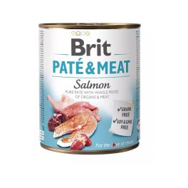 BRIT Pate&Meat salmon 800 g pasztet z łososiem dla psa