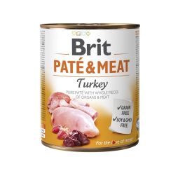 BRIT Pate&Meat turkey 800 g pasztet z indykiem dla psa