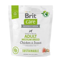 BRIT CARE Sustainable Adult Medium breed chicken insekt dla dorosłych psów średnich ras z kurczakiem i insektami 1 kg
