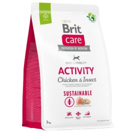 BRIT CARE Dog Sustainable Activity chicken insekt dla aktywnych dorosłych psów z kurczakiem i insektami 3 kg