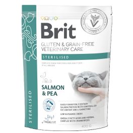BRIT Grain Free Veterinary Care Cat Sterilised Salmon and Pea 400 g