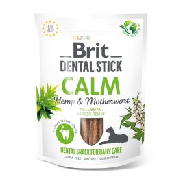 BRIT Dental Stick Calm konopie i serdecznik 251 g dentystyczny przysmak dla psów wspierający redukcję stresu