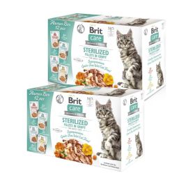 BRIT CARE Fillets in Gravy Box Pouch Sterilized 24x85g dla kotów sterylizowanych