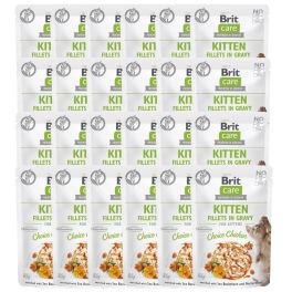 BRIT CARE Fillets in Gravy Pouch Kitten Choice Chicken 24x85g z kurczakiem dla kociąt