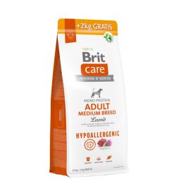 BRIT Care Hypoallergenic Adult Medium Breed z jagnięciną 12+2 kg GRATIS