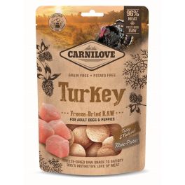 CARNILOVE Raw Freeze-dried Snack Turkey 60g liofilizowane kawałki indyka dla szczeniąt i dorosłych psów