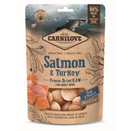 CARNILOVE Raw Freeze-dried Snack Salmon and Turkey 60g liofilizowane kawałki łososia i indyka dla dorosłych psów