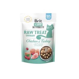 BRIT Care Raw Treat Freeze Dried Urinary Cat 40 g przysmak liofilizowany Kurczak i indyk z probiotykami dla kota