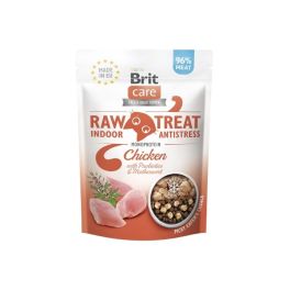 BRIT Care Raw Treat Freeze Dried Indoor Antistress 40 g przysmak liofilizowany Kurczak z probiotykami dla kota