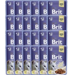 BRIT Premium Cat Delicate fillets in jelly z wołowiną dla kotów 24x85g