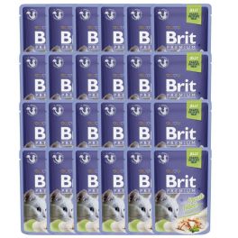 BRIT Premium Cat  Fillets in Jelly mokra karma z pstrągiem dla kotów 24x85 g