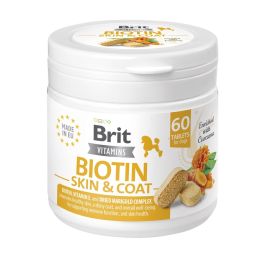 BRIT Vitamins Biotin Skin Coat Care 120g (60tabl.) preparat dla psów z biotyną wspierający zdrowie skóry i sierści