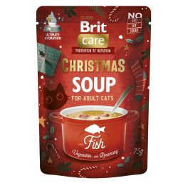 BRIT Care Cat Christmas soup fish 75 g świąteczna karma zupa z łososiem dla kotów