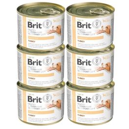 BRIT Veterinary Diet Grain Free Hepatic 6x200 g indyk z groszkiem zielonym dla psa na schorzenia wątroby