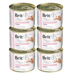 BRIT Veterinary Diet Grain Free Hypoallergenic 6x200 g łosoś z groszkiem dla psa z nietolerancją pokarmową