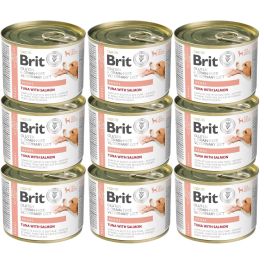 BRIT Veterinary Diet Grain Free Renal 12x200 g tuńczyk i łosoś dla psa z niewydolnością nerek