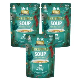 BRIT Care Cat Christmas Soup Beef 3x75g zupa z wołowiną i warzywami dla kotów
