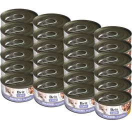BRIT Care Cat Real Mackerel in Gravy 24x80 g filety z makreli w bulionie, mokra karma dla kotów
