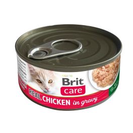 BRIT Care Cat Real Chicken in Gravy 80 g filety z kurczaka w bulionie, mokra karma dla kotów