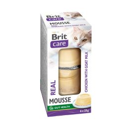 BRIT Care Cat Mousse Real Chicken with Goat Milk 6x25 g mus z kurczakiem i kozim mlekiem dla kotów
