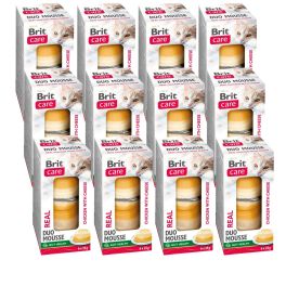 BRIT Care Cat Double Layer Mousse Real Chicken with Cheese 72x25 g mus z kurczakiem i serem dla kotów