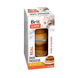 BRIT Care Cat Double Layer Mousse Real Tuna with Salmon 6x25 g mus z tuńczykiem i łososiem dla kotów