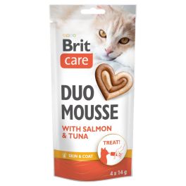 BRIT Care Cat Creamy Duo Mousse Salmon and Tuna 4x14 g kremowy przysmak z łososiem i tuńczykiem dla kotów