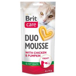 BRIT Care Cat Creamy Duo Mousse Chicken and Pumpkin 4x14 g kremowy przysmak z kurczakiem i dynią dla kotów