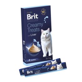 BRIT Premium by Nature Cat Creamy Treats with Liver 6x15 g kremowy przysmak z wątróbką dla kotów