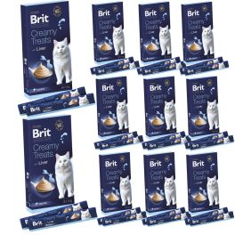 BRIT Premium by Nature Cat Creamy Treats with Liver 66x15 g kremowy przysmak z wątróbką dla kotów