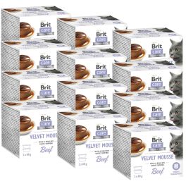 BRIT Care Cat Velvet Mousse Beef 24x80 g mus z wołowiną, mokra karma dla kotów