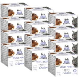BRIT Care Cat Velvet Mousse Chicken 24x80 g mus z kurczakiem, mokra karma dla kotów