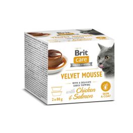 BRIT Care Cat Velvet Mousse Chicken and Salmon 2x80 g mus z kurczakiem i łososiem, mokra karma dla kotów