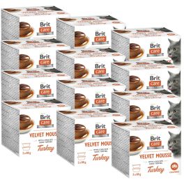 BRIT Care Cat Velvet Mousse Turkey 24x80 g mus z indykiem, mokra karma dla kotów