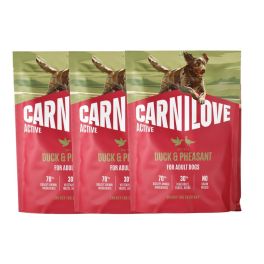 CARNILOVE Active Dog Duck and Pheasant Adult 3x1,5 kg kaczka i bażant, dla dorosłych psów