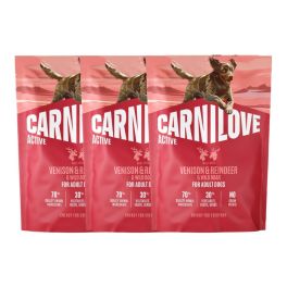 CARNILOVE Active Dog Venision and Reindeer Adult 3x1,5 kg dziczyzna, renifer i dzik, dla dorosłych psów