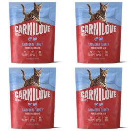 CARNILOVE Active Cat Salmon and Turkey Sterilised 4x400 g łosoś i indyk, dla kotów sterylizowanych