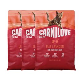 CARNILOVE Active Cat Beef and Venison Sterilised 3x2 kg wołowina i dziczyzna, dla kotów sterylizowanych