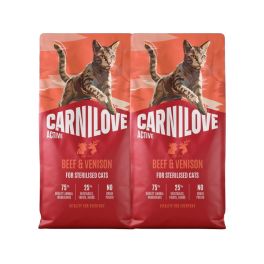 CARNILOVE Active Cat Beef and Venison Sterilised 2x6 kg wołowina i dziczyzna, dla kotów sterylizowanych